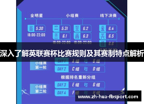 深入了解英联赛杯比赛规则及其赛制特点解析